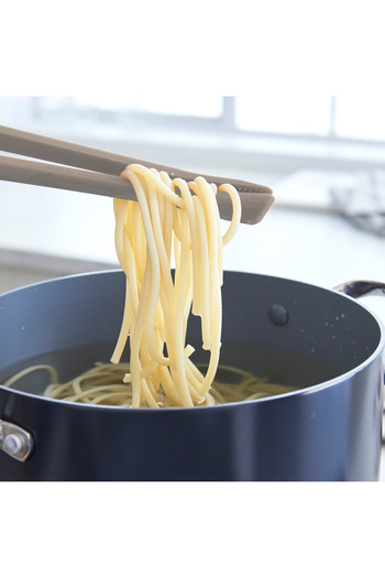 Greenpan Silicone Locked Tongs Beige