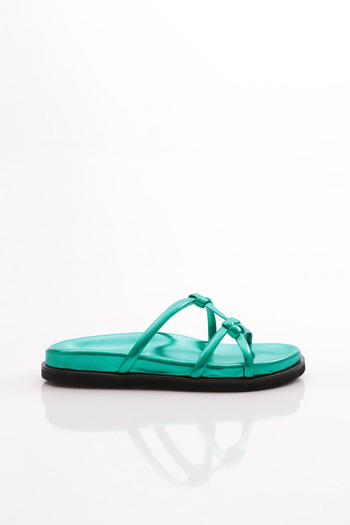 DGN Green Sinyora - Women's Thin Strap Slippers