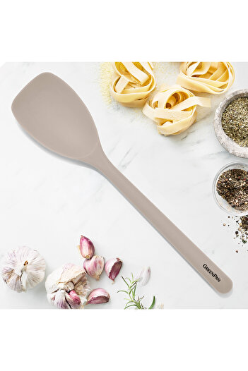 Greenpan Silicone Sauce Spoon Beige