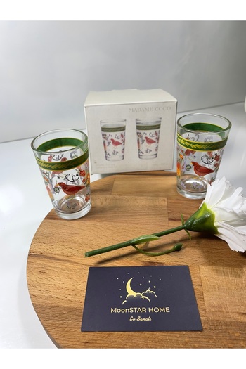 Madame Coco Ethnicque Chapelle Set of 4 Coffee Glasses - 100 ml