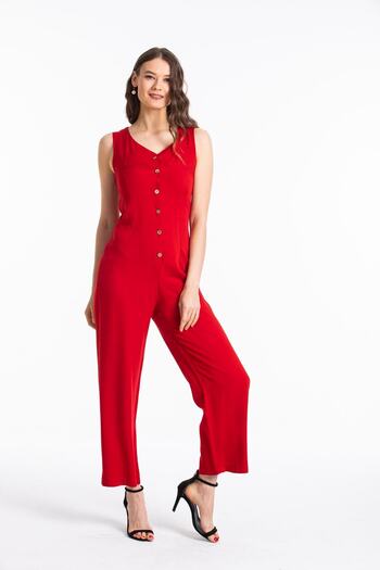 Pitti Women's Red Jumpsuit 40205