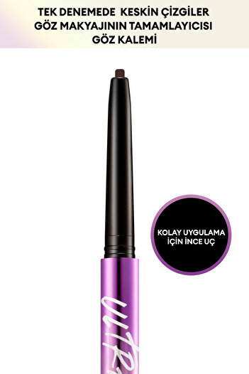 Missha Pürüzsüz Çizim Sağlayan İnce Uçlu, Suya Dayanıklı Göz Kalemi Thin Pencil Liner (Real Brown)