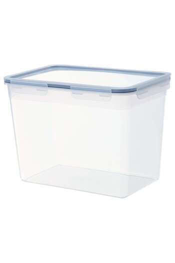 erorex Food container with lid, rectangular/plastic, 10.6 l