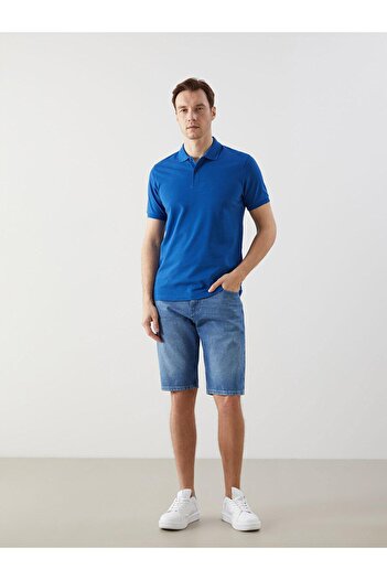 LC Waikiki Ανδρικό μπλουζάκι LCWAIKIKI Classic Polo γιακά με κοντό μανίκι Pique