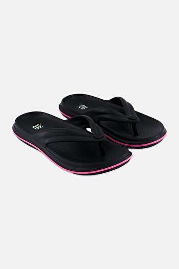 ZAXY Women Leveza Hit Rast Flip Flops, Black