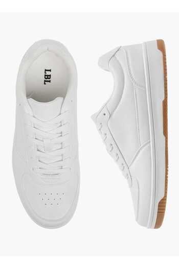 LBL by Shoexpress Panelled Sneakers with Lace-Up Closure