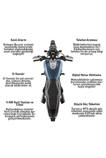 Turuncu Motosiklet Takip Cihazı ( 24 Aylık )