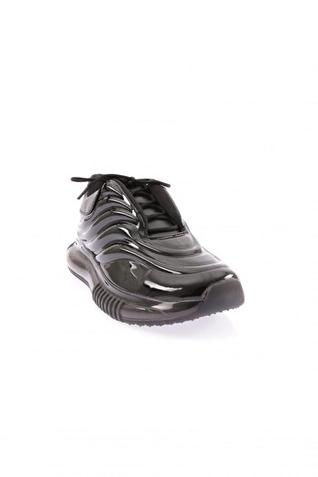 DGN Black Patent Leather Women's Sneakers - Thick Sole 9133119
