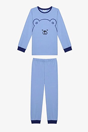 Penti Pamuklu Erkek Bear Çok Renkli Pijama Takımı