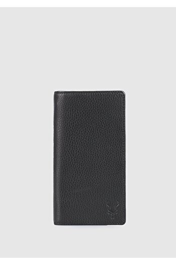 Carrera Black Car0014 Black Genuine Leather Wallet