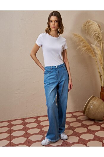Kayra Blue Denim Trousers