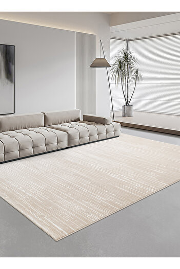 sharpdo Italian Minimalist Living Room Carpet, Waterproof Large Area Rug, Non-Slip Backing Washable Rug