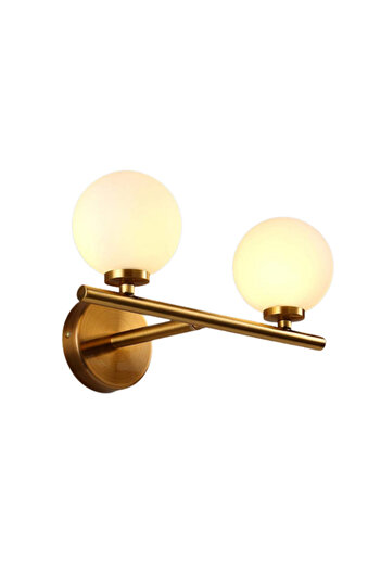 sharpdo Double Head Warm Light Glass Wall Lamp