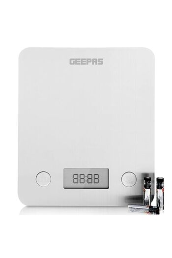 Geepas Digital Kitchen Scale, White, GKS46507UK