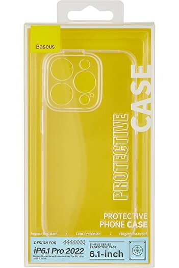 Baseus Simple Series Protective Case for iP 14 Pro, Clear