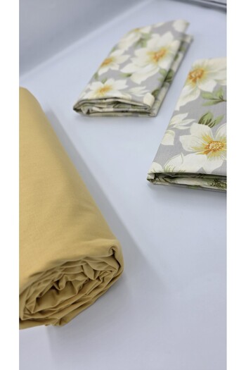 pınarhome collectıon New Season - 100% Organic Cotton, Soft Sand and Elastic Crossbody+Pillow Cover Corner Depth 28-30 cm