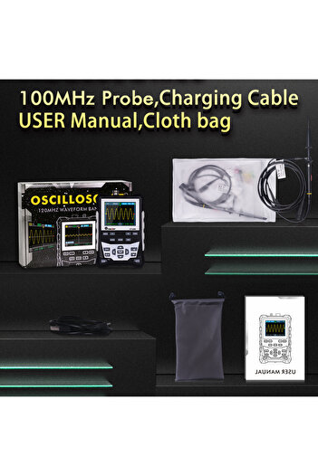 Choice TOOLTOP ET120M TOOLTOP ET120M 500MS/s 120MHz Professional Digital Oscilloscope Laboratory Electrical