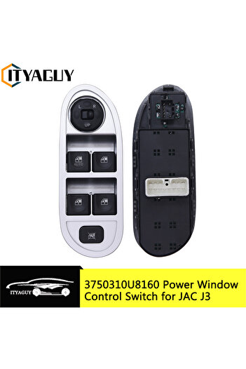 Choice1 ملحقات السيارة زر منظم مفتاح التحكم في نافذة الطاقة الكهربائية لجاك J3 3750310U8160 375...