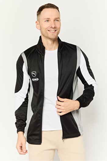 Puma Men Sportswear Fit Full Zip Track Jacket, Black