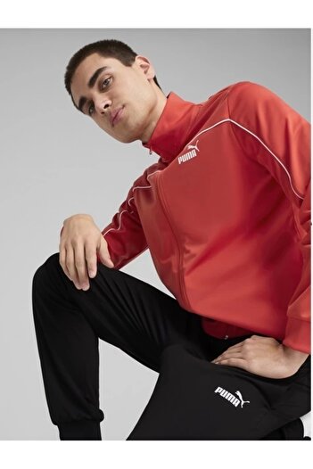 Puma Poly Piping Suit Kırmızı Ateş Erkek Eşofman Takımı 68485215