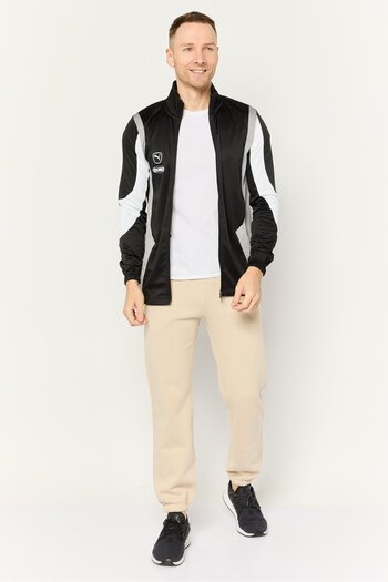 Puma Men Sportswear Fit Full Zip Track Jacket, Black