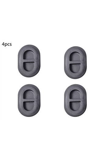 SOYAVISION 4pcs Black Floor Pan Drain Plug Rear Floor Pan Body Plug Small Rubber Plug For 2014-2023 Jeep Wrangl