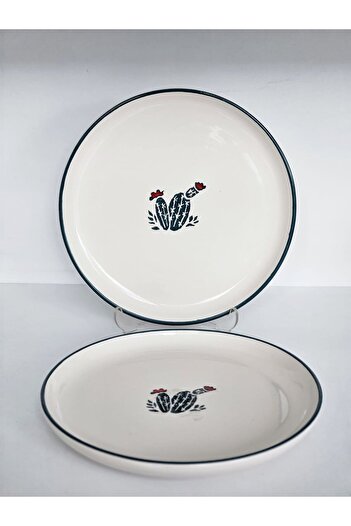 MeGgDecor 2 Pieces Cactus 21cm Plate