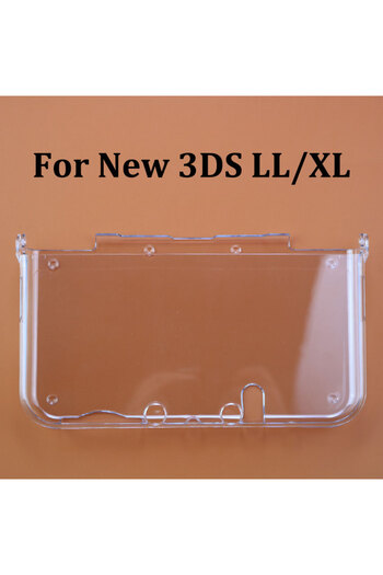 Choice For New 3DS XL LL 1pcs Plastic Clear Crystal Hard Shell Case Cover For 3DS New 3DS XL LL For NDS Lit