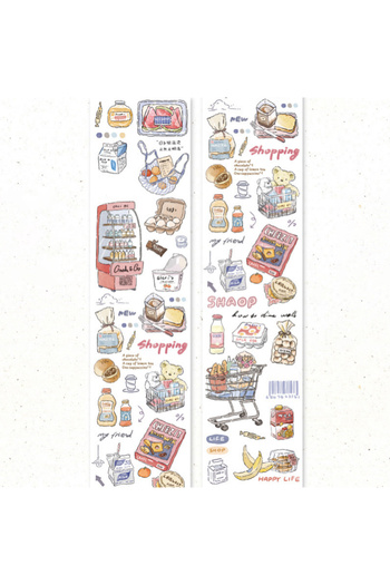 Choice S23119-3 Mr. Paper 4 style 1 roll/pack of special oil masking tape for DIY phone case photo frame an