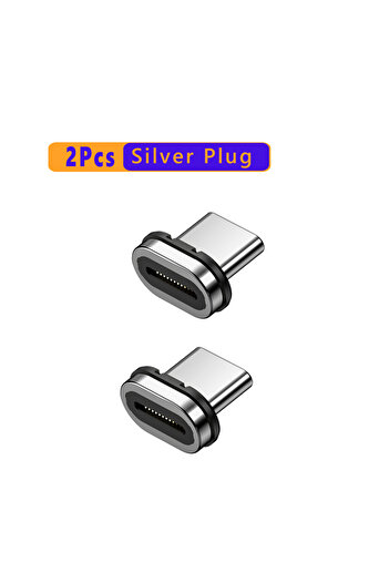 Choice 2Pcs Plug Silver NNBILI 140W USB4.0 40Gbps Thunderbolt3 Magnetic Type-C TO USBC Fast Charge Magnet C