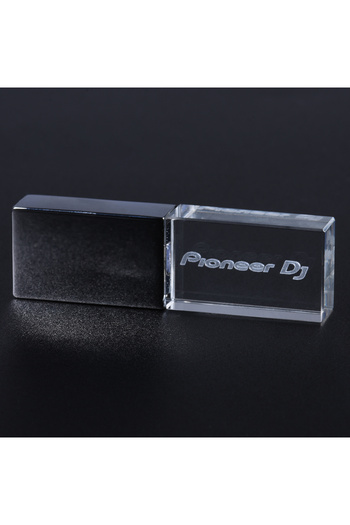 Choice محرك أقراص فلاش USB من JASTER Pioneer DJ Crystal بسعة 128 جيجابايت وذاكرة عالية السرعة بسعة 64 جيجابايت وغطاء فضي سعة 128 جيجابايت