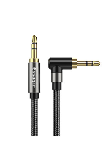 Choice 1.5m black ESSAGER AUX Cable 3.5mm Jack Audio Cable For Speaker Wire Headphone Car 3.5mm Jack Hifi A