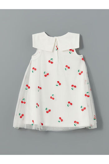 LC Waikiki Printed Tulle Girl's Dress