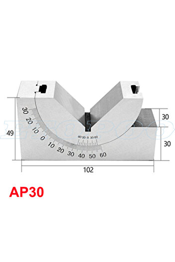 Choice AP30 Milling Machine Precision Parts Adjustable Pad 0/30/60 Angle Gauge Debugge V Block Angler Top T