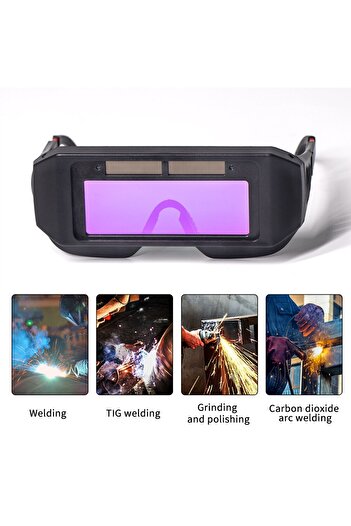 Choice1 Solar Powered Welding Helmet Auto Darkening Welding Goggles LCD Welder Glasses for TIG MIG MMA Pl...