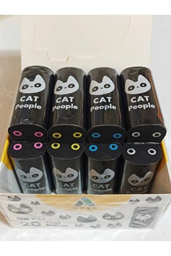 Adel Quality Black Eraser Cat (4 Pcs)