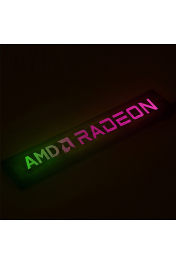 Choice1 علبة كمبيوتر AMD RADEON لوحة جانبية لوحدة معالجة الرسومات RGB RTX بطاقة رسومات AMD VGA لوحة إضاءة خلفية 5 فولت 3 دبابيس A