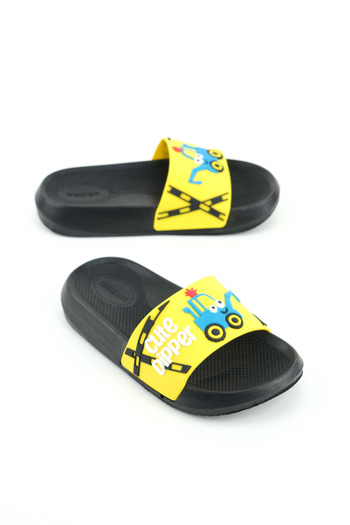 GEZER Boy's Summer Pu Home Bathroom Garden Beach Pool Daily Slippers