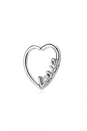 Chavin Women's Heart Ear Cartilage Nose Piercing Earring En55