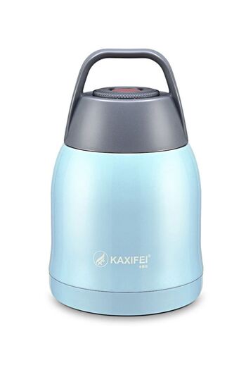 Weather Forecast Blue 304 Steel 600ml Vacuum Food Baby Food Storage Thermos Sefertası Cin722Mv