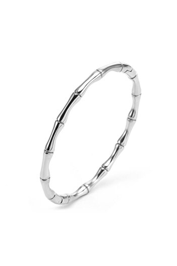 Chavin Gray 4 Mm. Thin Handcuffs Pattern Steel Bracelet - Et77By