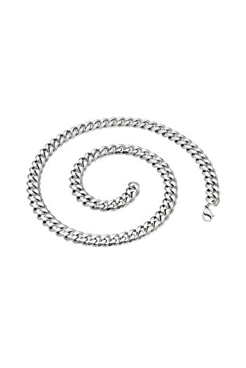 Chavin Gray 55 Cm. 7 Mm. Gourmet Men's Steel Chain Dm95