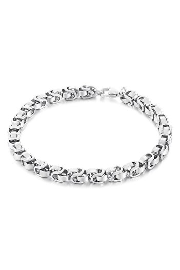 Chavin 6 mm20 cmGray Steel Men's Bracelet et76by