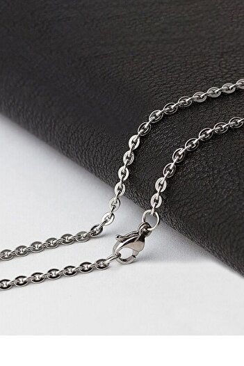 Chavin 55 Cm. 2.5mm. Women Men Steel Necklace Chain Dg89