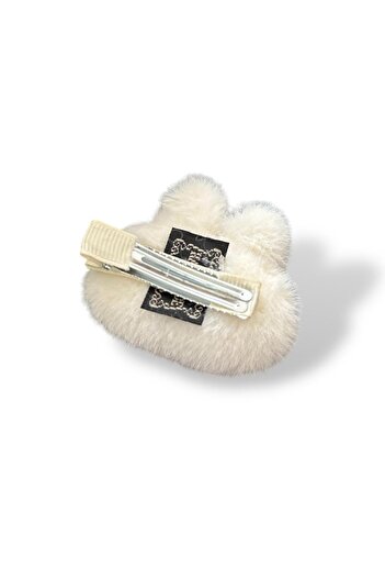 TAKIŞTIR White Color Rabbit Figured Side Buckle