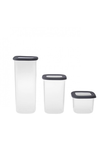 Karaca Rise, 9 Piece Storage Container Set, Anthratice