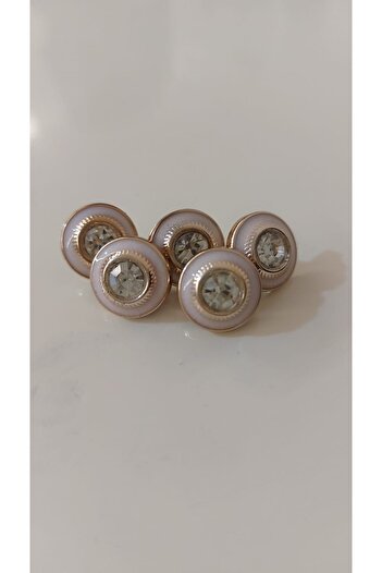 BRAVE TEKSTİL ÜRÜNLERİ 20 Boy Gold Stone Button