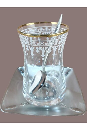Storeway Stainless Steel Glass Tea Set