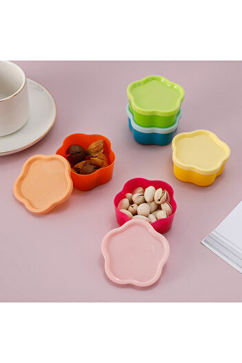 Choice C 5Pcs Mini Squeeze Bottle Lunch Box Plastic Condiment Bottle Ketchup Salad Dressing Condiment Port.