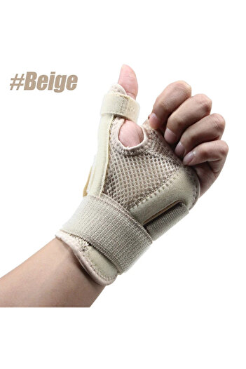 Choice beige Flexible Splint Wrist Thumb Support Brace for Tendonitis Arthritis Breathable Thumb Protector
